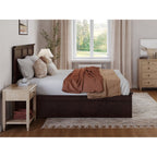 AFI Madison Platform Bed with Matching Footboard & Trundle
