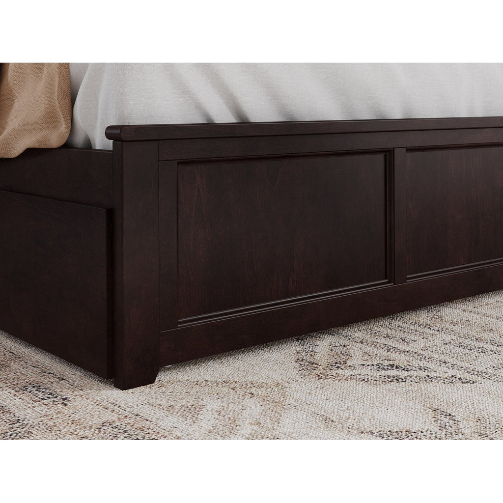 AFI Madison Platform Bed with Matching Footboard & Trundle