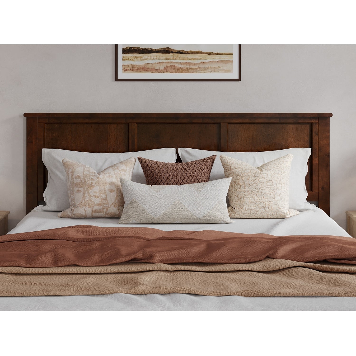 AFI Madison Platform Bed with Matching Footboard & Trundle