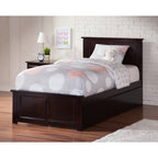 AFI Madison Platform Bed with Matching Footboard & Trundle