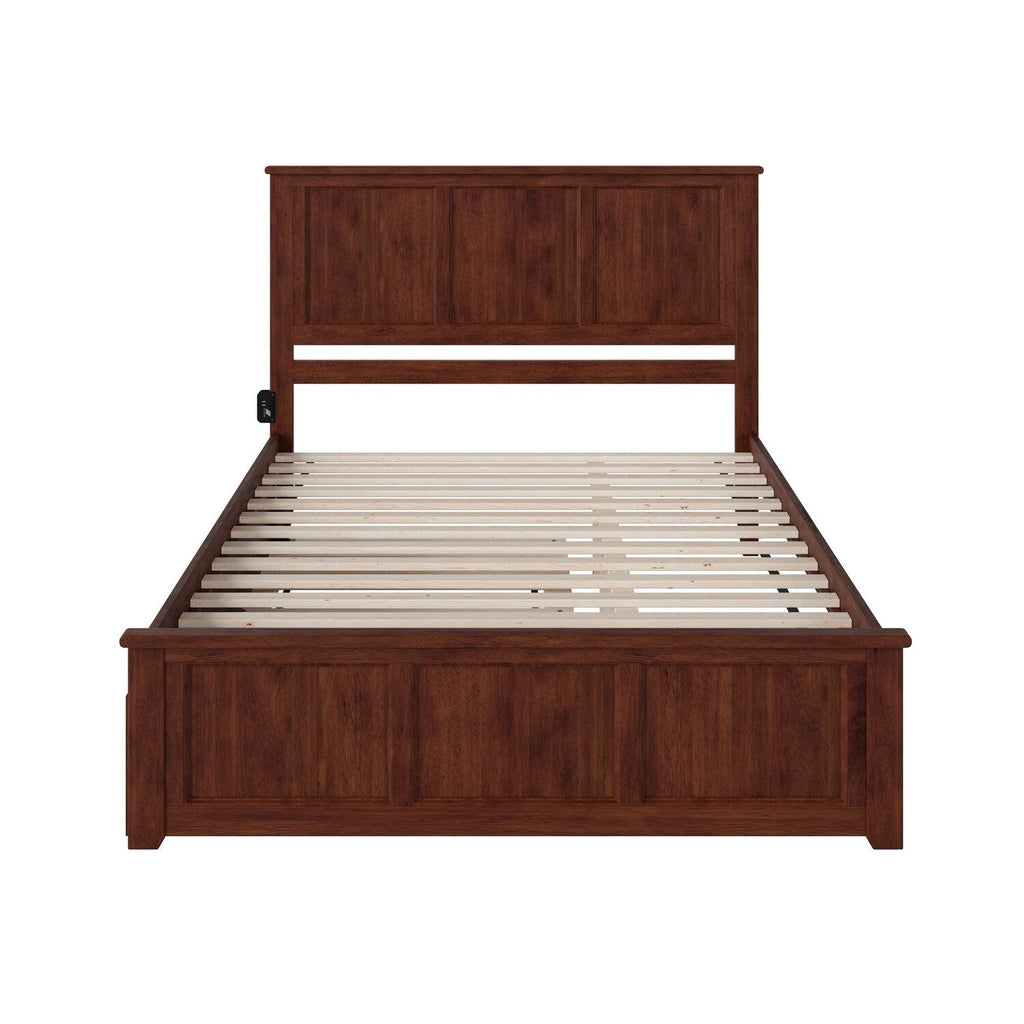 AFI Madison Platform Bed with Matching Footboard & Trundle