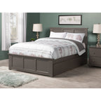 AFI Madison Platform Bed with Matching Footboard & Trundle