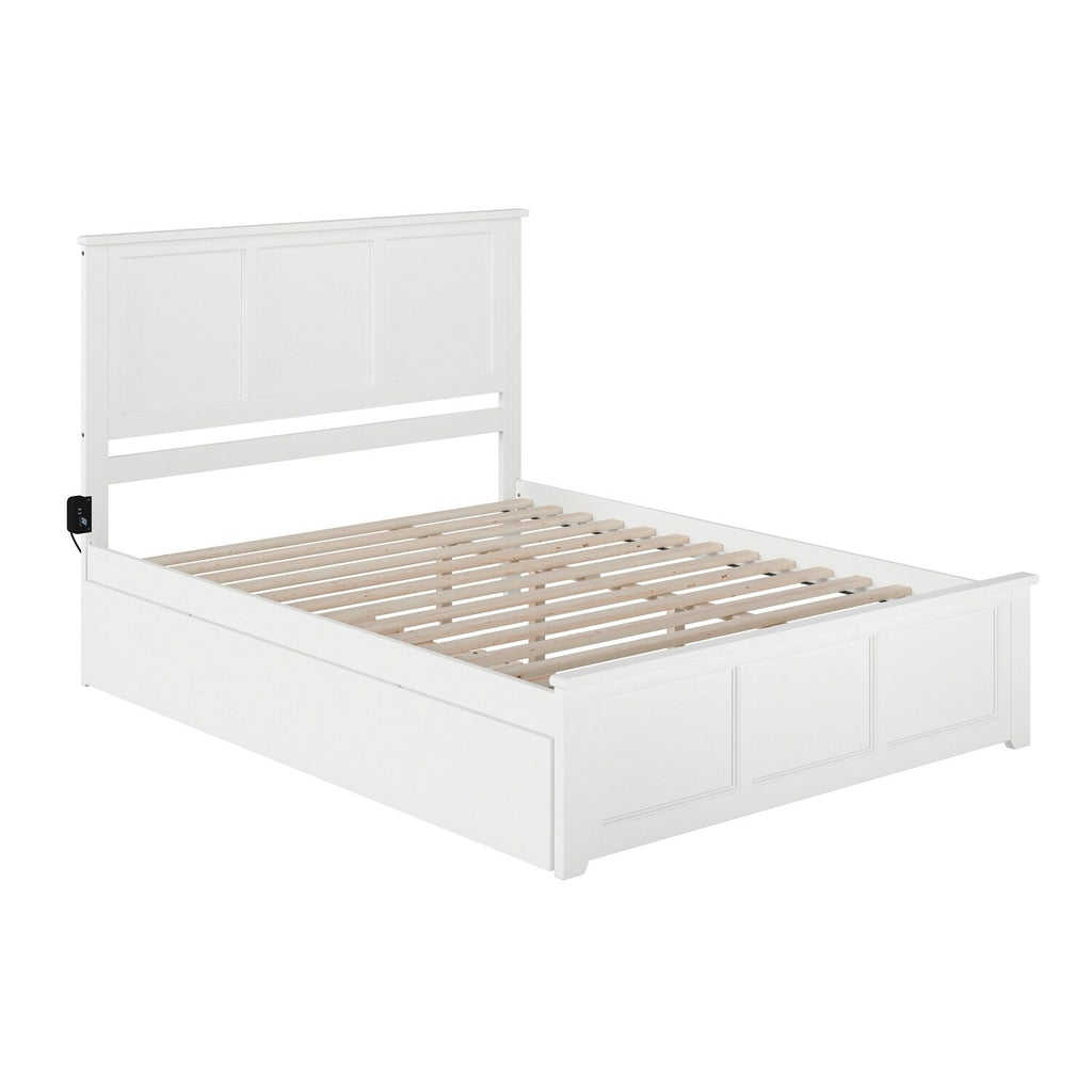 AFI Madison Platform Bed with Matching Footboard & Trundle