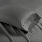 Ensemble de draps Madison Park en mélange de coton 1500 fils, 4 pièces