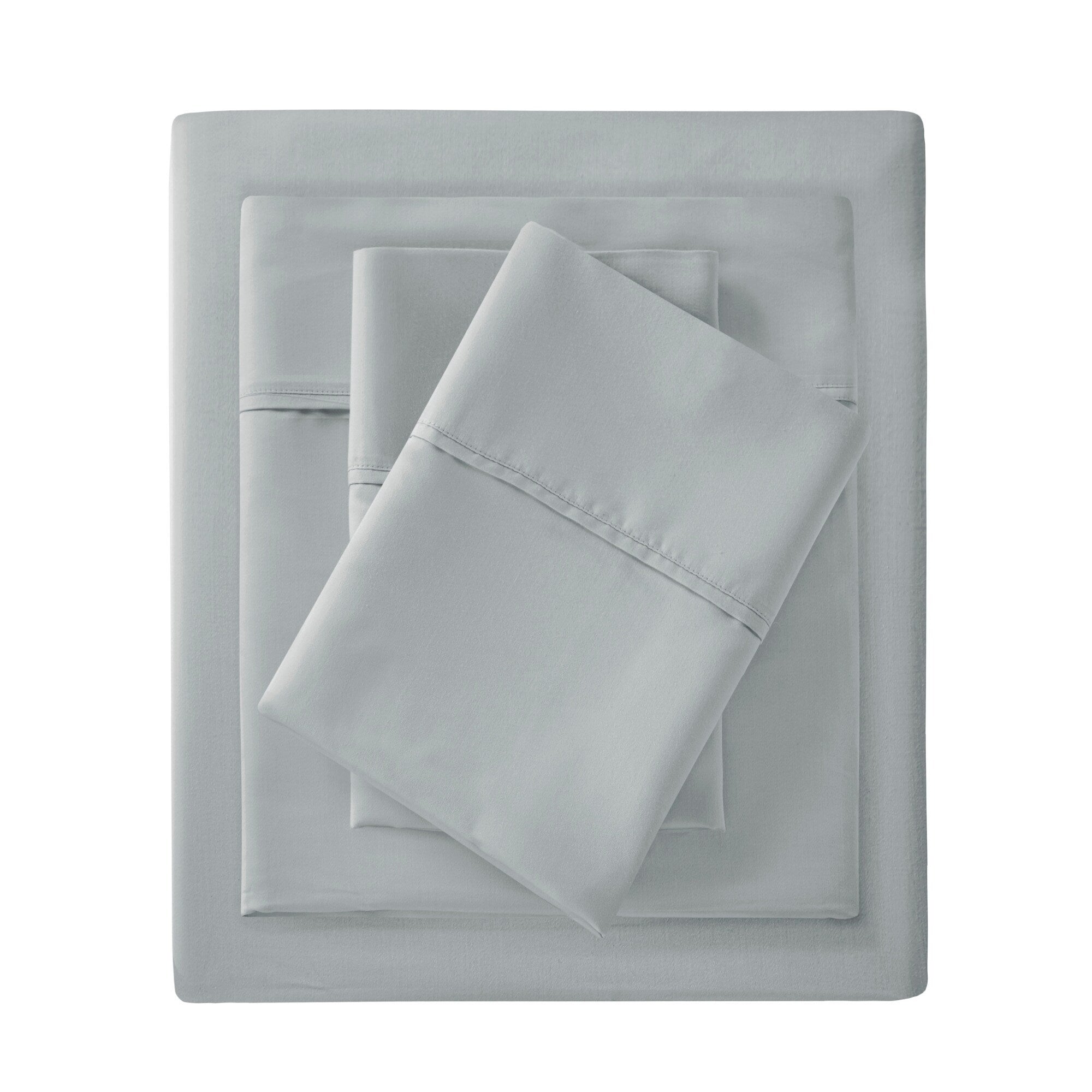 Ensemble de draps Madison Park en mélange de coton 1500 fils, 4 pièces