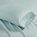 Ensemble de draps Madison Park en mélange de coton 1500 fils, 4 pièces