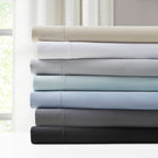 Ensemble de draps Madison Park en mélange de coton 1500 fils, 4 pièces