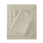 Madison Park Lot de 2 taies d'oreiller en coton mélangé 1500 fils