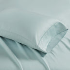 Ensemble de draps Madison Park en mélange de coton 1500 fils, 4 pièces