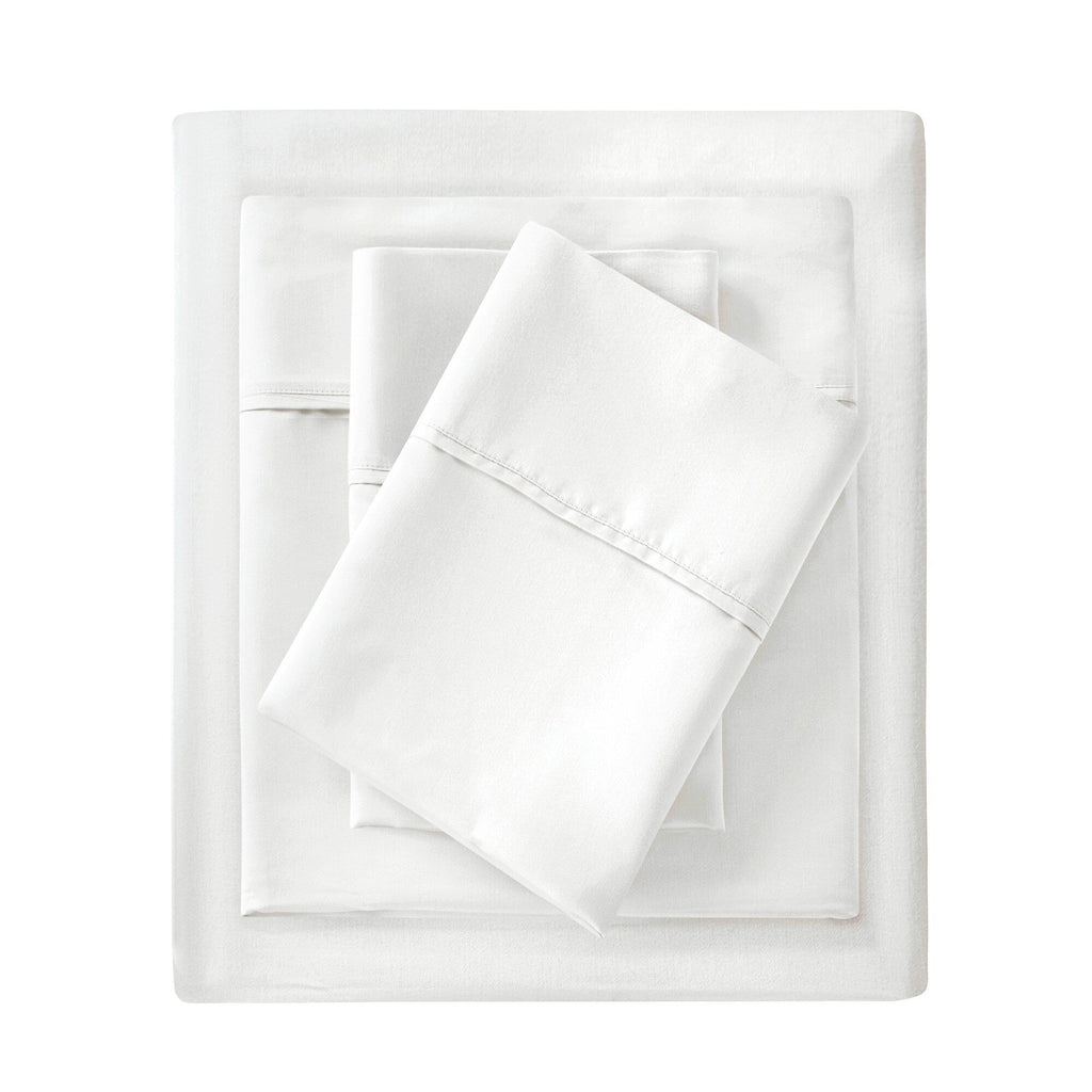 Ensemble de draps Madison Park en mélange de coton 1500 fils, 4 pièces