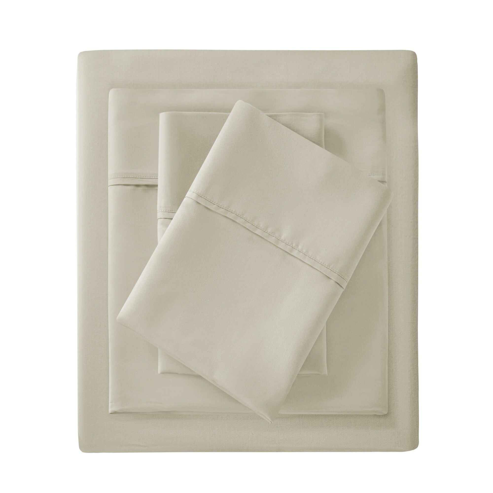 Ensemble de draps Madison Park en mélange de coton 1500 fils, 4 pièces