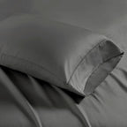 Ensemble de draps Madison Park en mélange de coton 1500 fils, 4 pièces