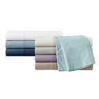 Parure de draps Madison Park en percale de coton 200 fils au pouce carré