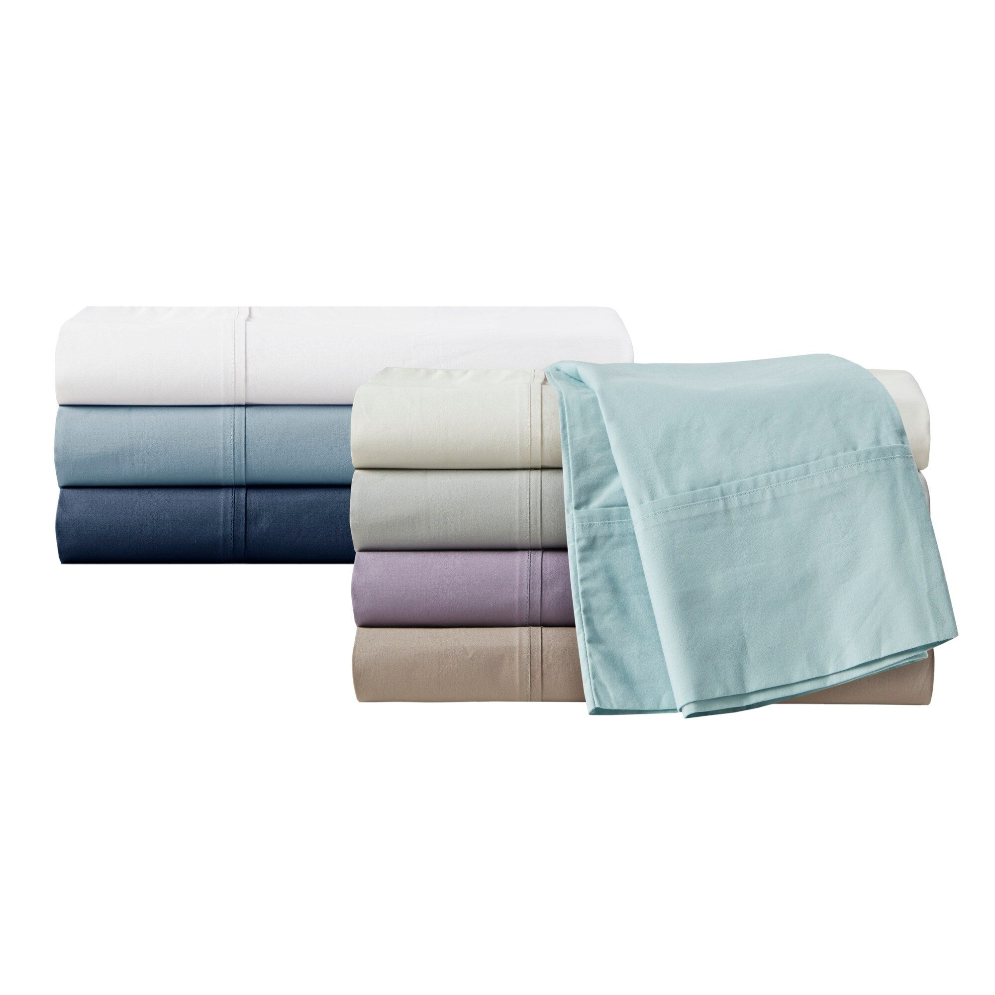 Parure de draps Madison Park en percale de coton 200 fils au pouce carré