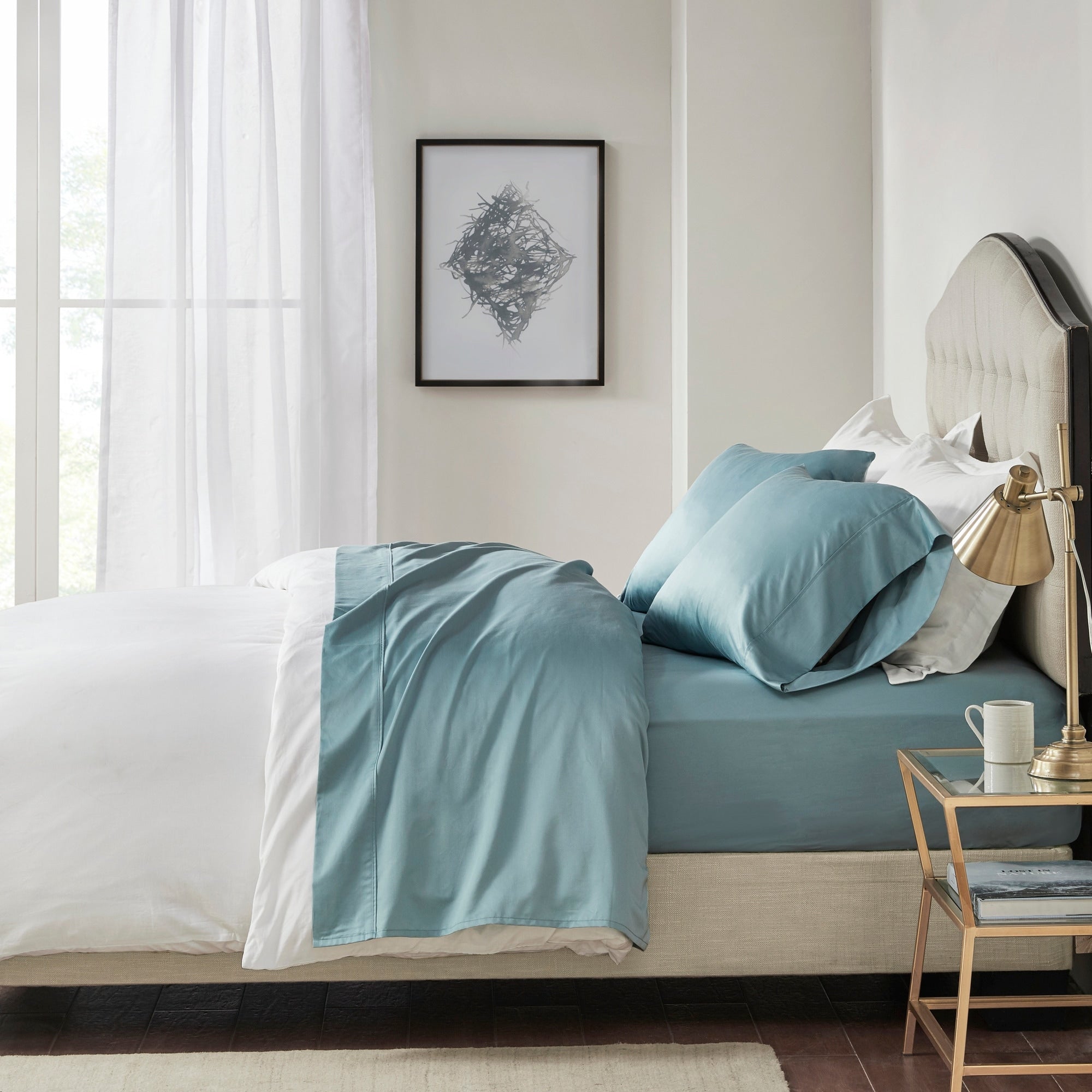 Parure de draps Madison Park en coton Pima 600 fils
