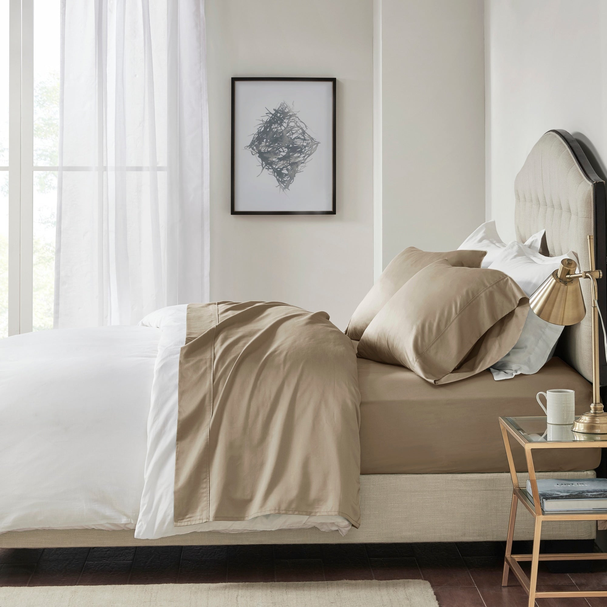 Parure de draps Madison Park en coton Pima 600 fils