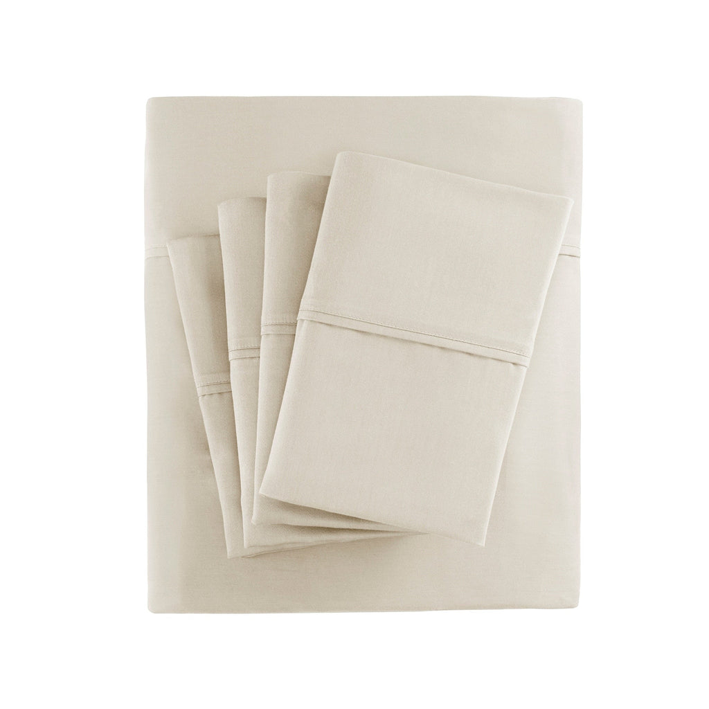 Parure de draps Madison Park en satin de coton mélangé 800 fils