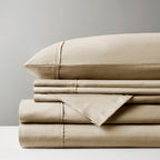 Parure de draps Madison Park en satin de coton mélangé 800 fils