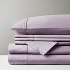 Parure de draps Madison Park en satin de coton mélangé 800 fils