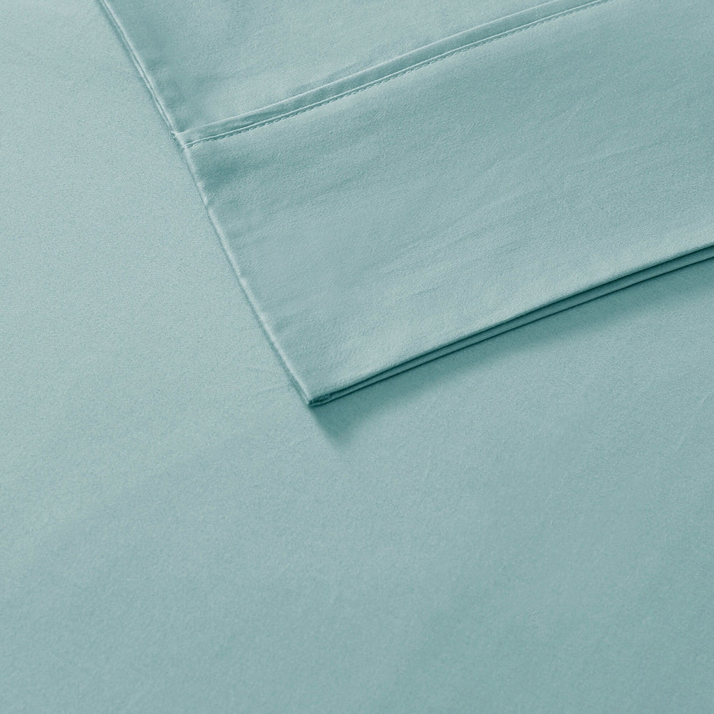 Parure de draps Madison Park en satin de coton mélangé 800 fils