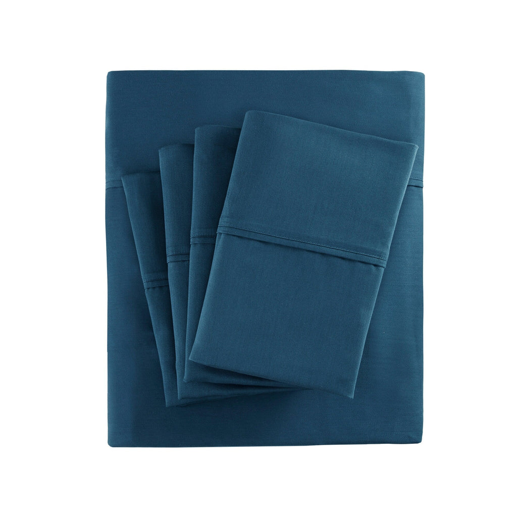Parure de draps Madison Park en satin de coton mélangé 800 fils