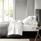 Parure de draps Madison Park en satin de coton mélangé 800 fils