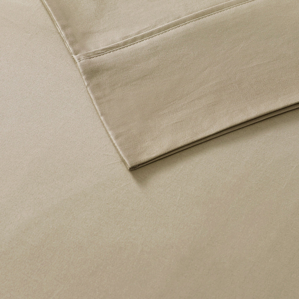 Parure de draps Madison Park en satin de coton mélangé 800 fils