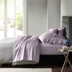 Parure de draps Madison Park en satin de coton mélangé 800 fils