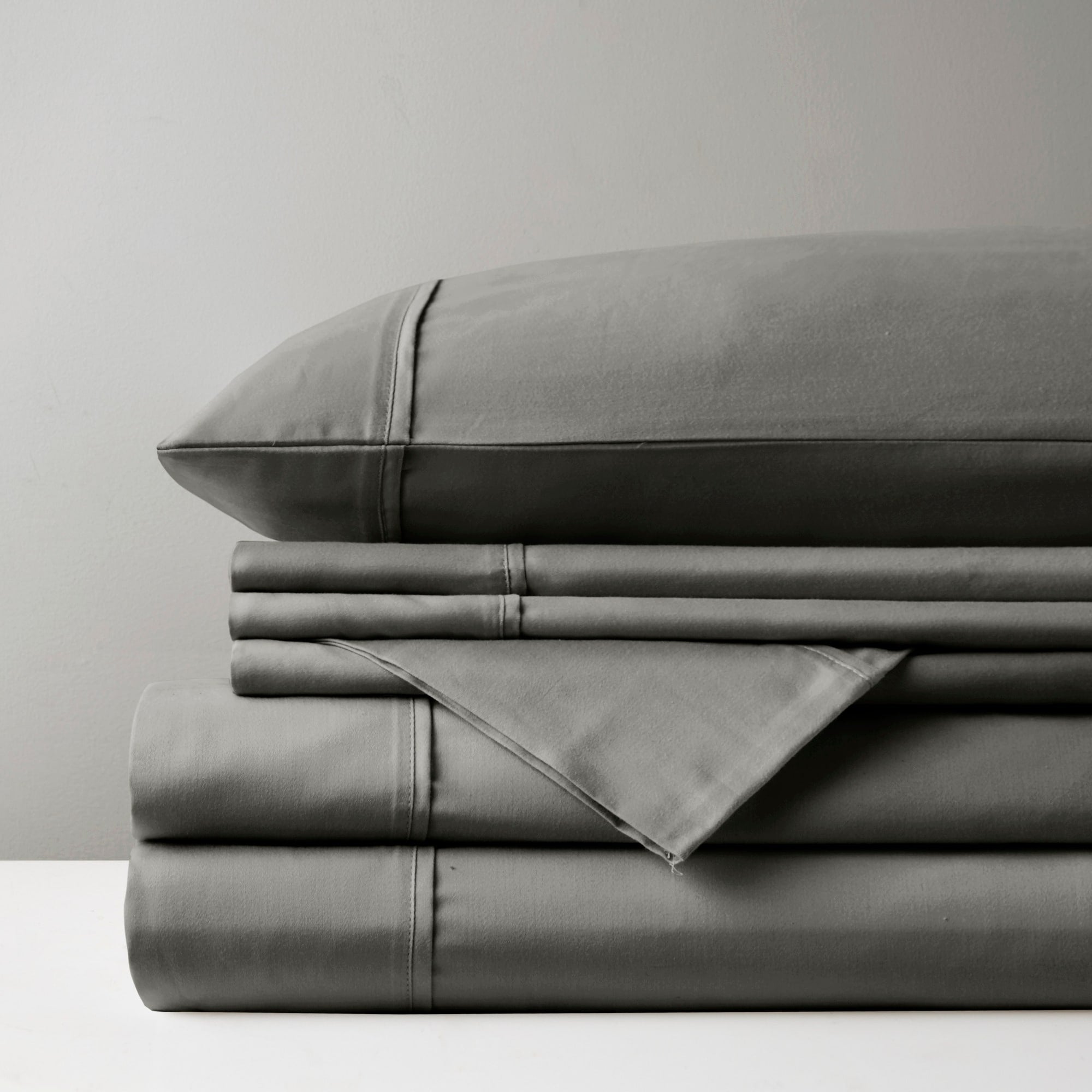 Parure de draps Madison Park en satin de coton mélangé 800 fils