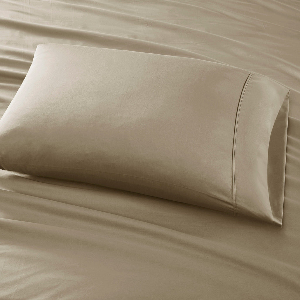 Parure de draps Madison Park en satin de coton mélangé 800 fils