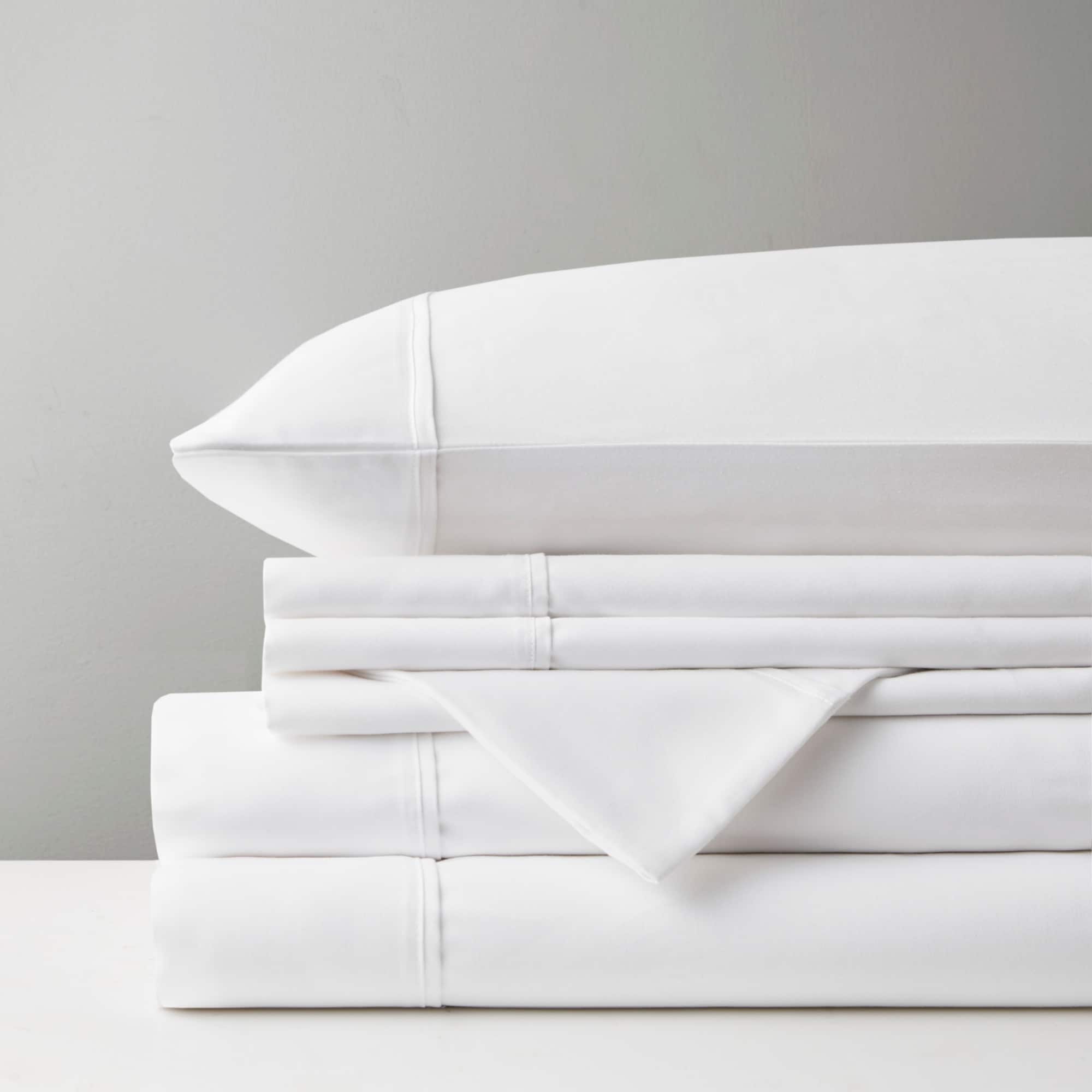 Parure de draps Madison Park en satin de coton mélangé 800 fils