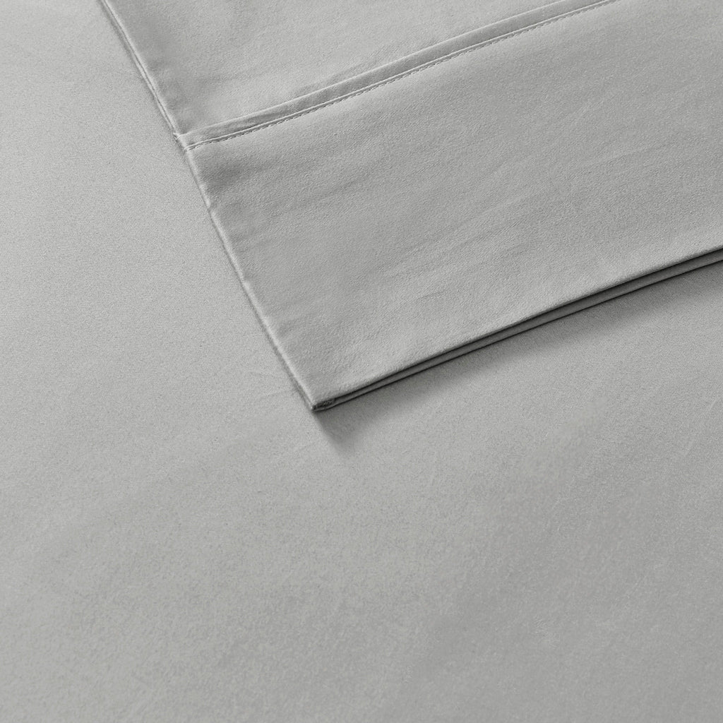 Parure de draps Madison Park en satin de coton mélangé 800 fils