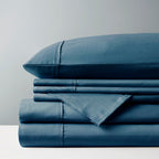 Parure de draps Madison Park en satin de coton mélangé 800 fils