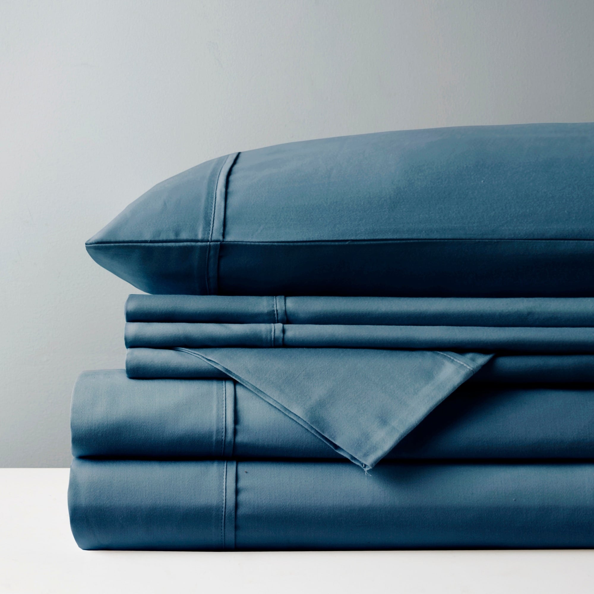 Parure de draps Madison Park en satin de coton mélangé 800 fils