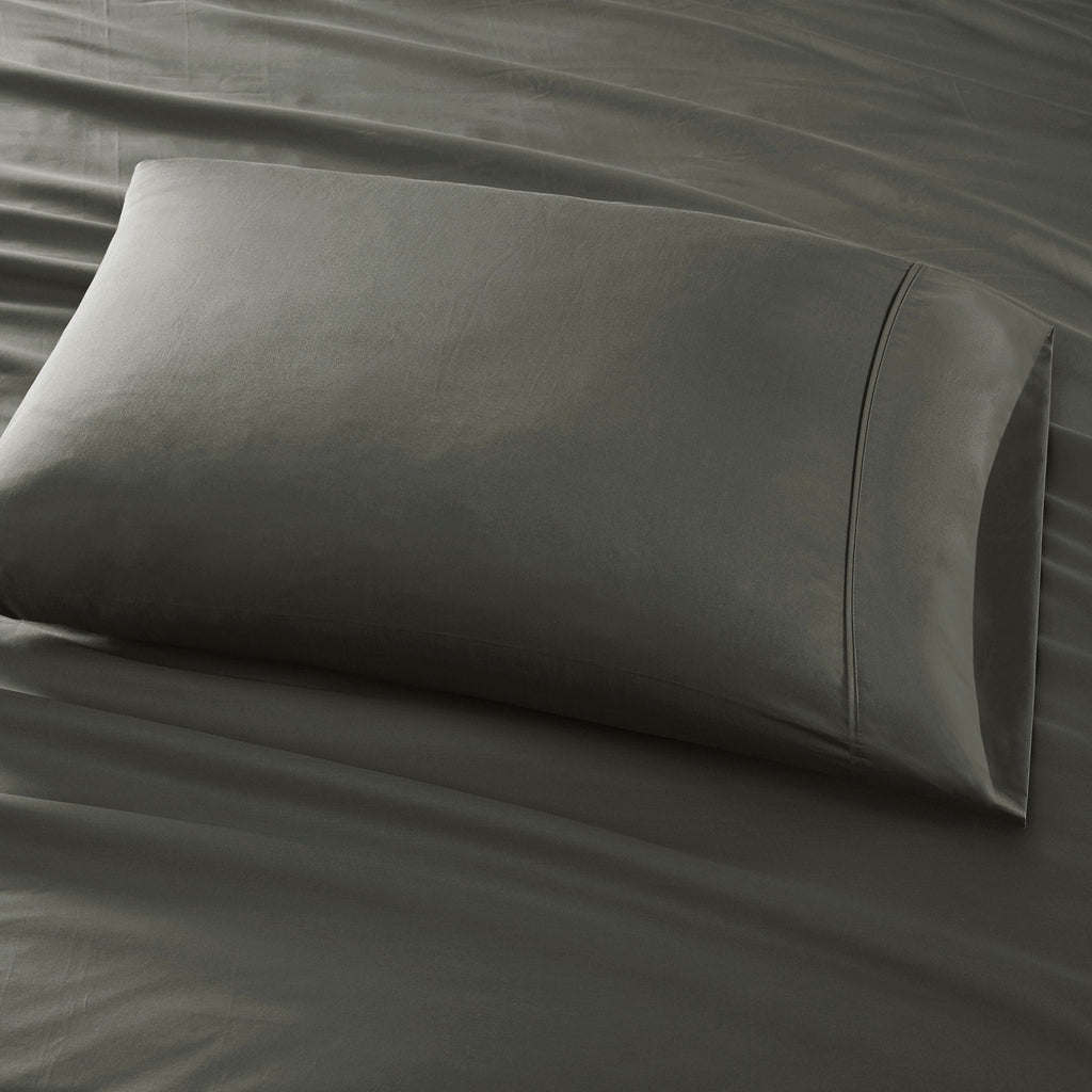 Parure de draps Madison Park en satin de coton mélangé 800 fils