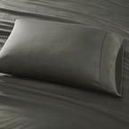 Parure de draps Madison Park en satin de coton mélangé 800 fils