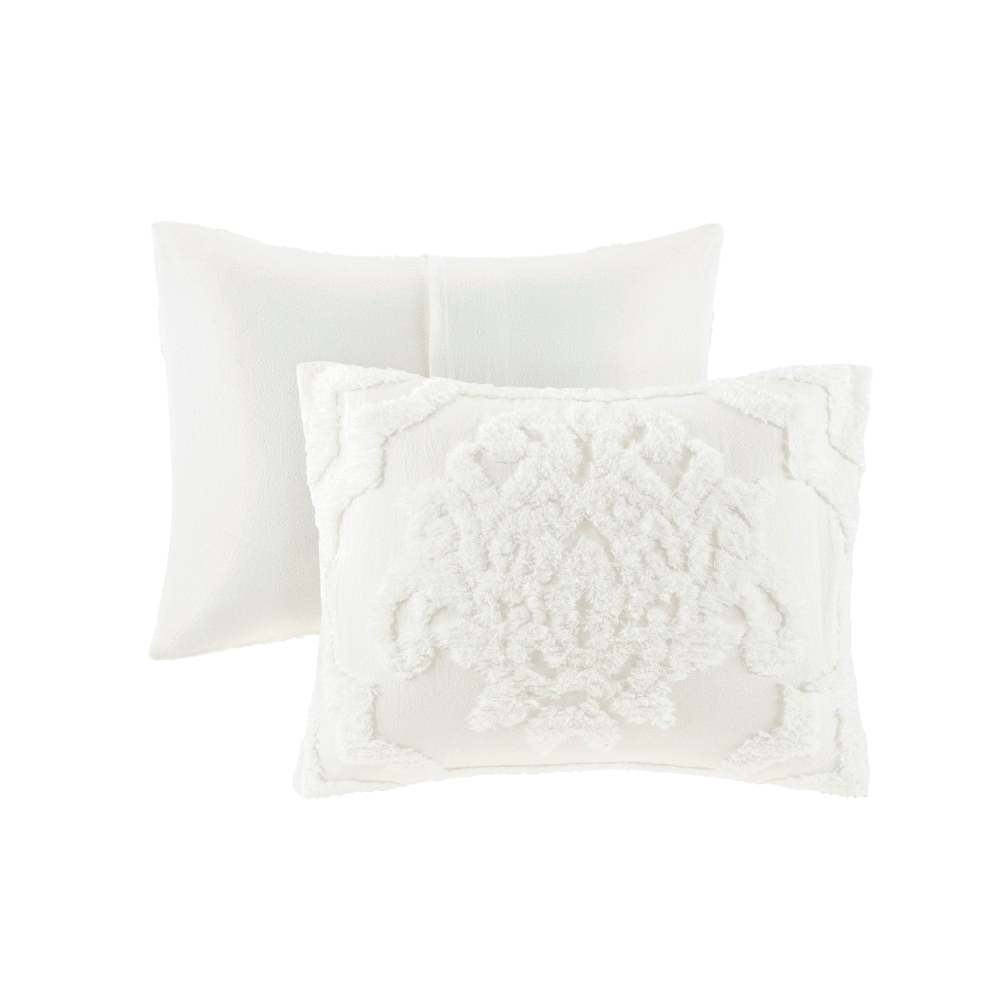 Parure de lit Madison Park Aeriela en coton chenille damassé touffeté