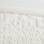 Parure de lit Madison Park Aeriela en coton chenille damassé touffeté