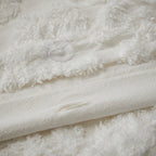 Parure de lit Madison Park Aeriela en coton chenille damassé touffeté