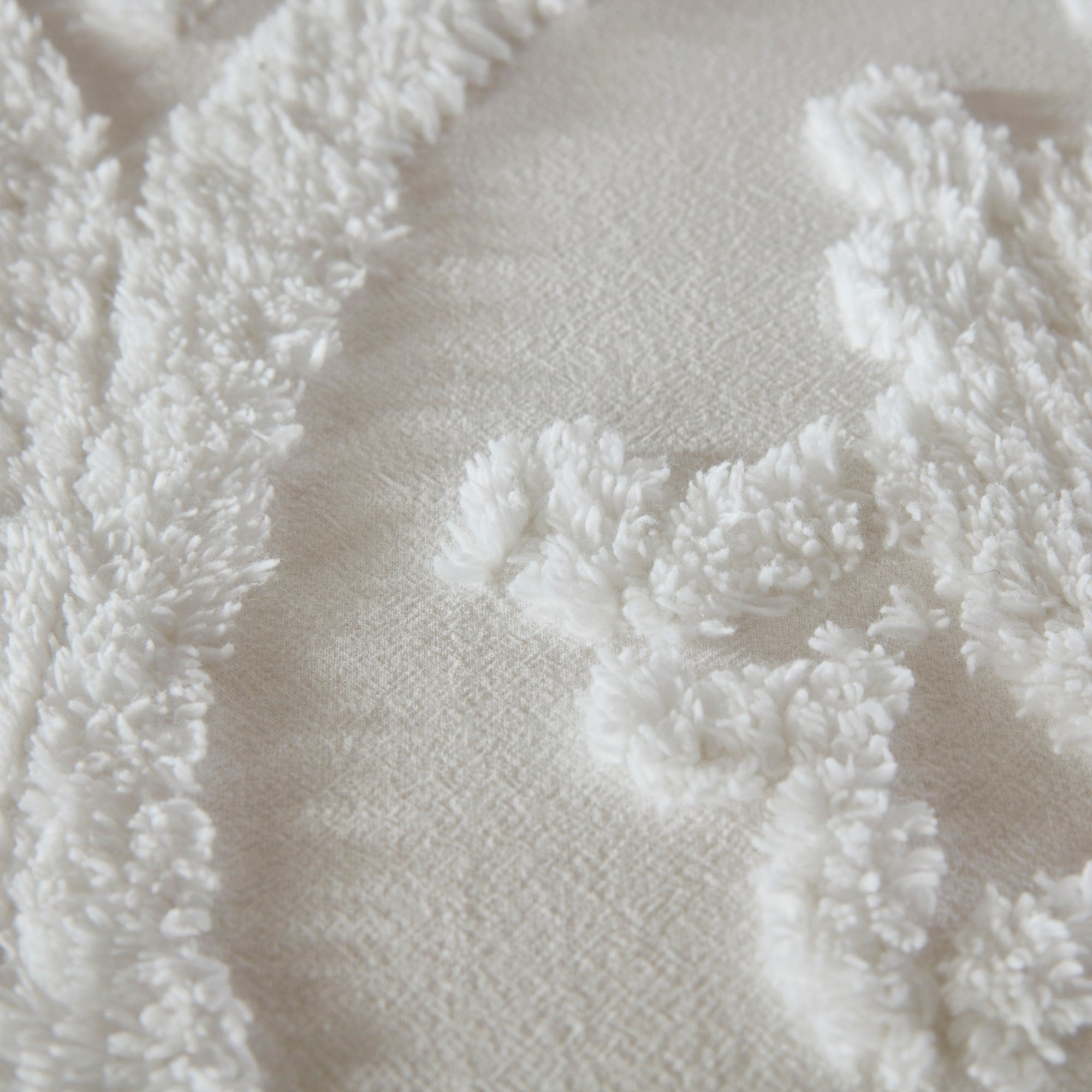 Parure de lit Madison Park Aeriela en coton chenille damassé touffeté