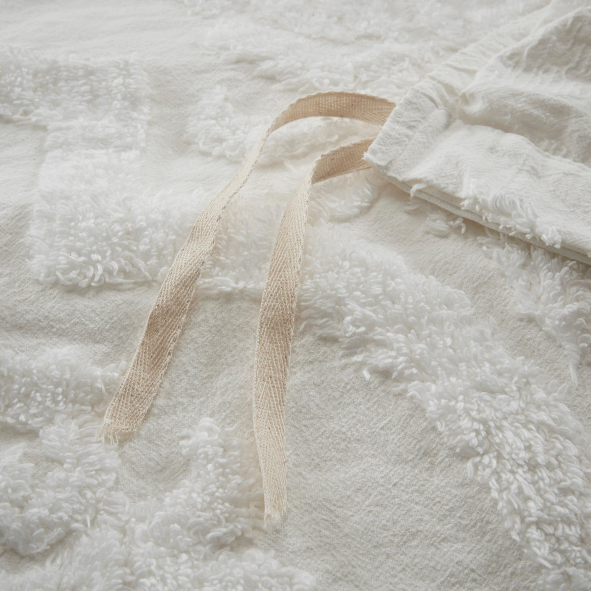 Parure de lit Madison Park Aeriela en coton chenille damassé touffeté