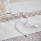 Parure de lit 3 pièces Madison Park Langley en jacquard à pinces (coussin non inclus)