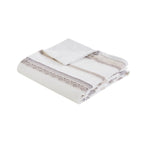 Parure de lit 3 pièces Madison Park Langley en jacquard à pinces (coussin non inclus)