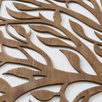 Ensemble de décoration murale en bois bicolore avec motifs botaniques de bouleau et palmiers de Madison Park