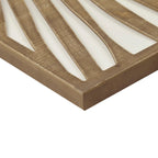 Ensemble de décoration murale en bois bicolore avec motifs botaniques de bouleau et palmiers de Madison Park