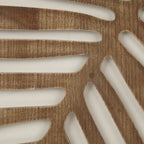 Ensemble de décoration murale en bois bicolore avec motifs botaniques de bouleau et palmiers de Madison Park