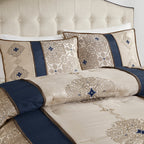 Parure de lit Madison Park Blaine 7 pièces en jacquard avec coussins décoratifs