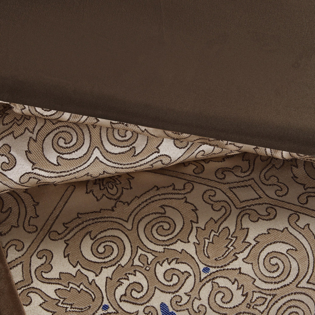 Parure de lit Madison Park Blaine 7 pièces en jacquard avec coussins décoratifs