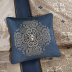 Parure de lit Madison Park Blaine 7 pièces en jacquard avec coussins décoratifs