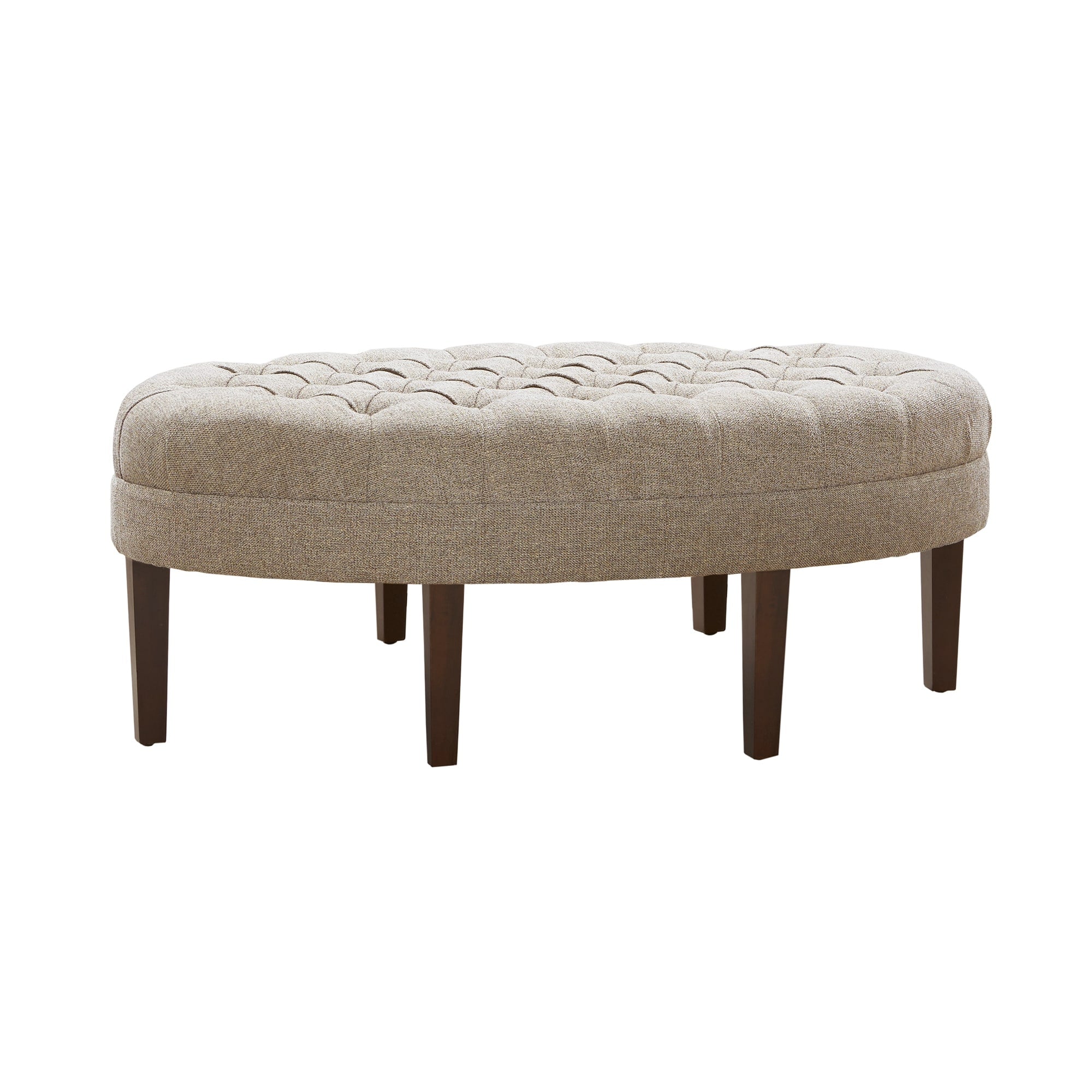Pouf rembourré en bois massif avec planche de surf touffetée Madision Park Chase